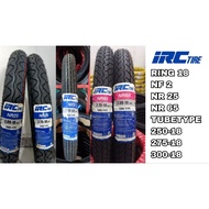 OUTER TIRES Ring 18 IRC NR 25 NR 65 NF 2 SIZES 250, 275, & 300 Ring 18