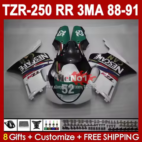 Fairings For YAMAHA 3MA TZR250 YPVS RS TZR-250 TZR 250 white stock TZR250R 31JK.70 TZR250RR 88 89 90
