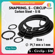 Snapring Type S16 Snap Ring Type S 16 Carbon Steel