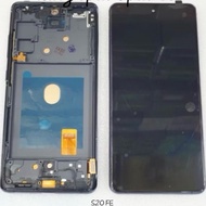 LCD TOUCHSCREEN SAMSUNG GALAXY S20 FE G780 G780F OLED PLUS FRAME CAN FINGER