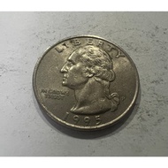 1995 P USA US Washington Quarter Dollar 25 Cents Coin (Circulated)