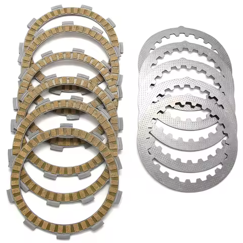 Motorcycle Clutch Friction Disc Plate Kit For Yamaha TZR125 (2RK/3PC1/2/3) 21V-16321-00/3XP-16321-00