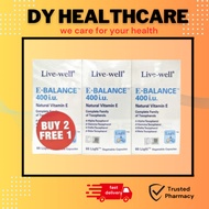 Live-Well E Balance 400iu 60s (1 Bott) / 60s x 3 (Set)