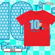 Boss Baby Birthday 10 Year Old Birthday T-shirt Baby Boy Birthday Short Sleeve Tshirt Girl Fashion U