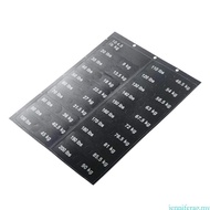 jenniferag.my Weight Stack Labels 4 5kg to 90kg Fitness Equipment Weight Sticker Labels Weight Block
