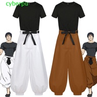 CYBERPULSE Toji Fushiguro Cosplay Costume, Cool Short Wig Jujutsu Kaisen Cosplay Costume, Uniform Fa