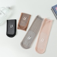 MATA RIK Transparent Women's Socks 7037 Stocking Model Stocking Model Socks with Anti-Slip Gel Slip 