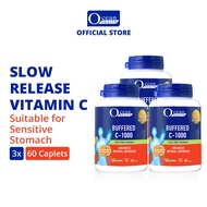 [Bundle of 3] Vitamin C Buffered C-1000- Ocean Health (For Immunity| Slow Release Vitamin C| Vegetar