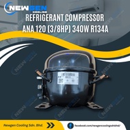 EAST MALAYSIA ONLY** USA- ANA120 (3/8HP) 340W R134A REFRIGERANT COMPRESSOR