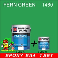 FERN GREEN 1460 ( 1L ) EA4 FINISH / EA 4 NIPPON PAINT PROTECTIVE COATING / HIGH PERFORMANCE / HEAVY 