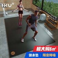 IKU environmentally friendly soundproofing shock-absorbing high density PVC home gym jump rope mat t