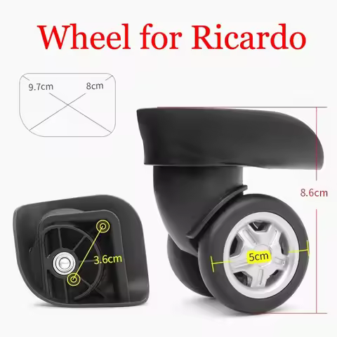 Luggage Wheel for Ricardo Luggage Suitcase Wheel Replacement trolley 9055 universal wheel
