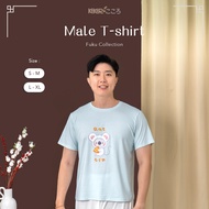 KOKORO STORY - Adult Tee TENCEL Top for Men CNY (Fuku Collection) | Men's Casual Comfy T-Shirt, Soft