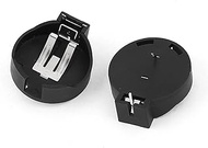 uxcell PCB Hole Plugging Type CR/LIR2450 Button Cell Battery Holder 2pcs
