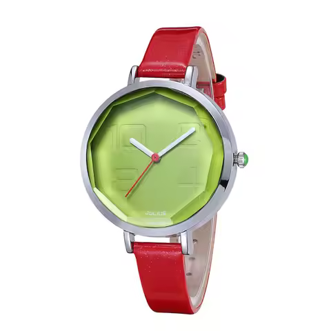 Top Lady Women's Wrist Watch Fine Cute Fashion Hours Dress Bracelet Mix Colors Leather School Girl B