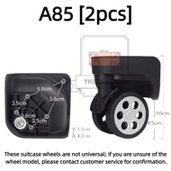 [TH Luggage Accessories] A85 Trolley Case Replacement Wheel One Order Two Wheels Trolley Case Silent