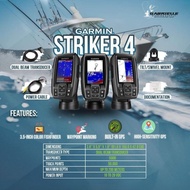 Garmin Striker 4 + Transducer Fish Finder with GPS | 1 Year Warranty | Complete Set Striker 4