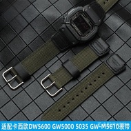 Suitable for Casio G-SHOCK Nylon Watch Strap DW5600 GW-5000 5035 GW-M5610 Modification