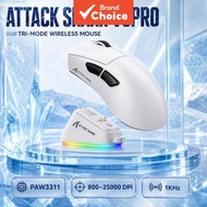 Attack Shark V3PRO mouse, PAW3311 sensor, 800-25000 DPI, wired/2.4G/Bluetooth, wired 1kHz, wireless 
