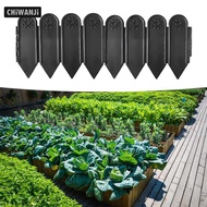 CHiWANji Decorative Garden Fence with Stake, Detachable, Waterproof, Lightweight, with Border for Fl