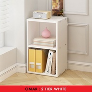 F&F : Omar Bookshelf /DIY Utility Shelf/rak buku/wood shelf/multipurpose cabinet/rak buku tingkat