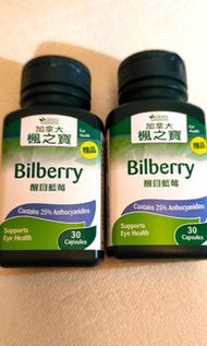 加拿大楓之寶 Bilberry 藍莓30粒