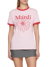 MARDI MERCREDI FLOWERMARDI RINGER T-SHIRT