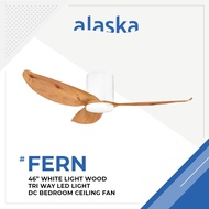 [Installation Available] ALASKA Fern 46"/56" DC Ceiling Fan with LED 3-Tone (non-dimmable)