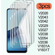 3PCS For Vivo V2043 tempered glass V2032 V2026 clear screen protector V2029 V2027 V2052 V2038 V2033 