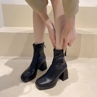 Martin Boots Women Martin Boots Martin Boots Thick Heel Boots Women Boots