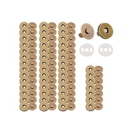 DERAYE Magnetic Button Insertion Lock DIY Handmade 50 Pairs (Bronze % Gangnam % 18mm)