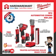 Milwaukee M12 AUTOMOTIVE SOLUTION SUPER Impact Wrench Combo Package / M12 FRAIWF12 + M12 FIWF12 + M12 FDGS + L4 FL