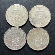 Koin Silver Wilhelmina 1 Gulden 1929 Perak TP76sn