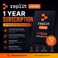 Replit Core 1 Year Subscription | Activate on Your Own Email