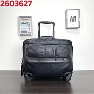 Tumi alpha 3 deluxe brief 4 wheeled Leather travel Cabin Bag 2603627