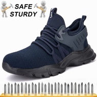 SAFE STURDY Safety Shoes Safety Boots Safty Shoes For Men Sport Jogger Safety Shoes MenS New Anti-Smashing And Puncture-Proof Lightweight Insulated Safety Shoes Steel Toe Work Safety Boots Site Protection Shoes Men Fashion Safety Shoes