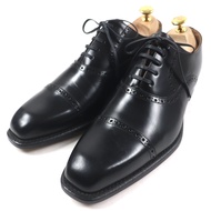 全新未使用 REGAL 男士直頭穿孔繫帶皮鞋，25 碼，日本製。