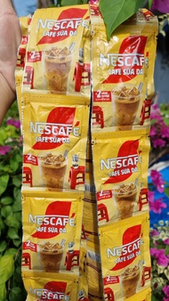 Dây 10+1 gói Cà phê sữa đá Nescafe 3in1 (10*24g)