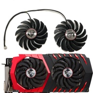 -2Pcs/Set 95mm,PLD10010B12HH,GPU Cooler,Video Fan,For MSI GTX 1080 1070 1060 RX 480 580 570 470 GAMI