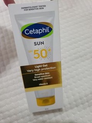 Cetaphil sun  SPF50 light gel very high protection 舒特膚高效清爽低敏防曬啫喱spf50+,  50ml