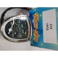 *HONDA C70 METER ASSY SET LAMPU BULAT C70 METER SPEEDOMETER COMPLETE SET SPARE PART ASSY