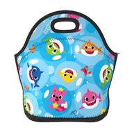 Baby Shark Portable Insulated Thermal Cooler Lunch Box Bag Insulation Tote Picnic Food Bento Bags