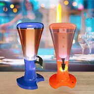 Creative Wine Ware 3L Light-Emitting Wine Gun Draft Beer Wine Gun Barrel Commercial Juice Bucket Win
