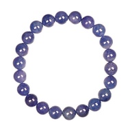 【正佳珠寶】坦桑石 高品丹泉石 8.4-8.8mm 坦桑石丹泉石手珠