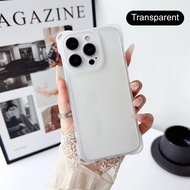 กรอบสีเงิน เคสใสกันกระแทก สายห้อยโทรศัพท์ For iPhone 11 13 15 16 14 12 Pro Max SoftหรูหราElectroplat