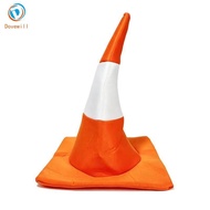 [Jzvphq] Traffic Cone Hat Funny Traffic Cone Costume Hat Silly Felt for Partygoers, Halloween, Cospl