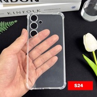 New, beautiful"" Samsung S24 / S24 PLUS / S24 ULTRA Protective Case, Shockproof, Transparent, Silico