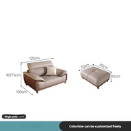 โซฟาหนัง โซฟาหนังแท้ 3 ที่นั่ง genuine leather sofa l shape for living room