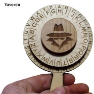 [Vaveren] It Escape Room Cipher Wheel, Escape Room Prop Accessories, Detective Disk,