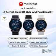 Motorola Moto Watch 120 Smart Watch Fitness Watch With Heart Rate, SpO2, Stress, Sleep Tracking